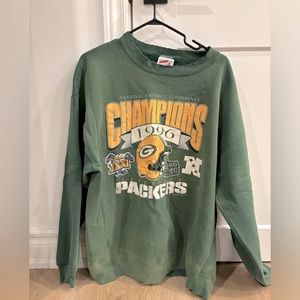 In Used Condition- Vintage Green Bay Packers Jerzees Sweatshirt